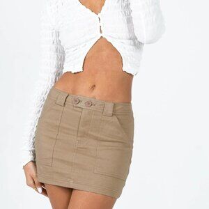 Josephine Mini Skirt Beige